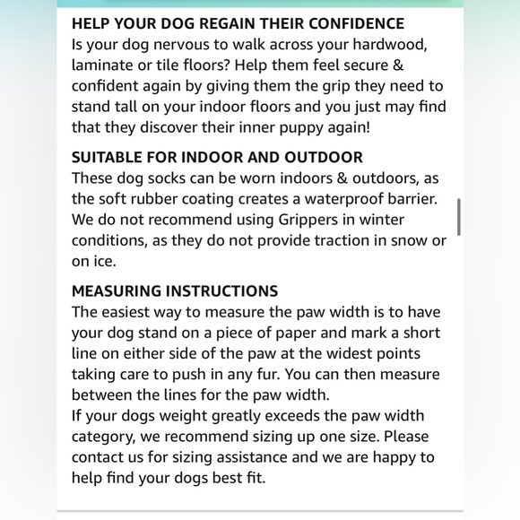 146. NWT Dog Quality Grippers Non-Slip Dog Socks (M) - Picture 9 of 14